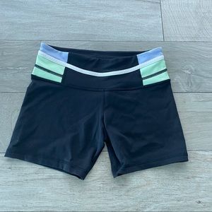 Lululemon black sports shorts